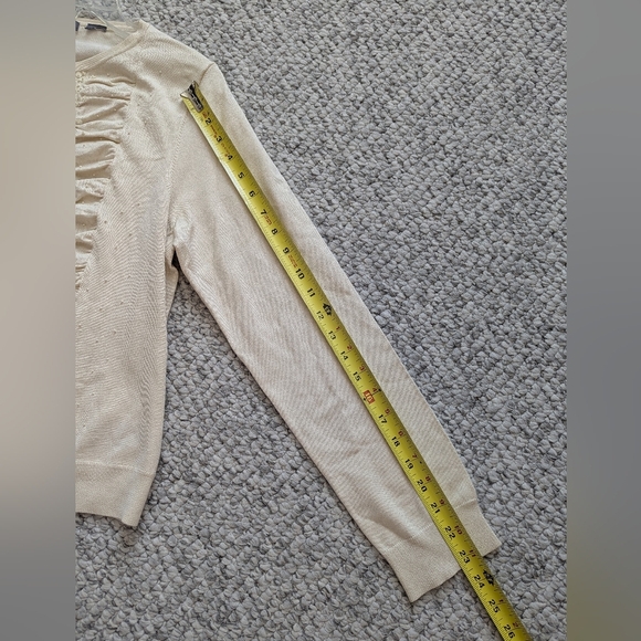 Liz Claiborne Womens (Size Large) Cardigan w/Beading, Sequins & Rouching Detail - Picture 10 of 14